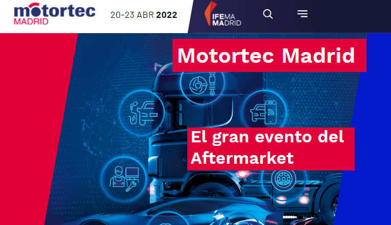 Motortec Madrid 20-23 d’abril