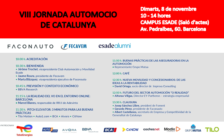 Nou Automobile talks – VIII Jornada Automoció de Catalunya